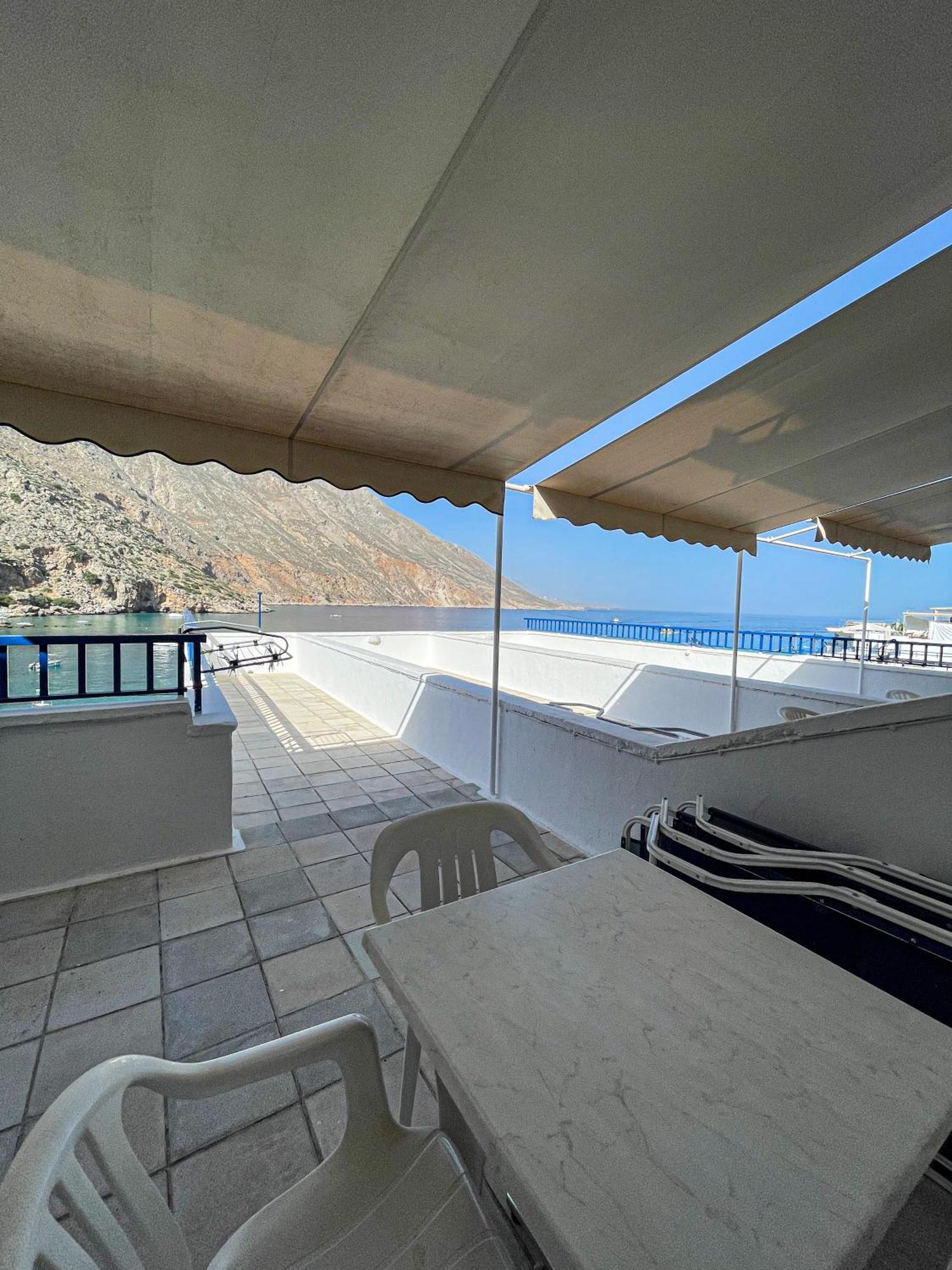 Hotel The Blue House Loutro Exterior foto