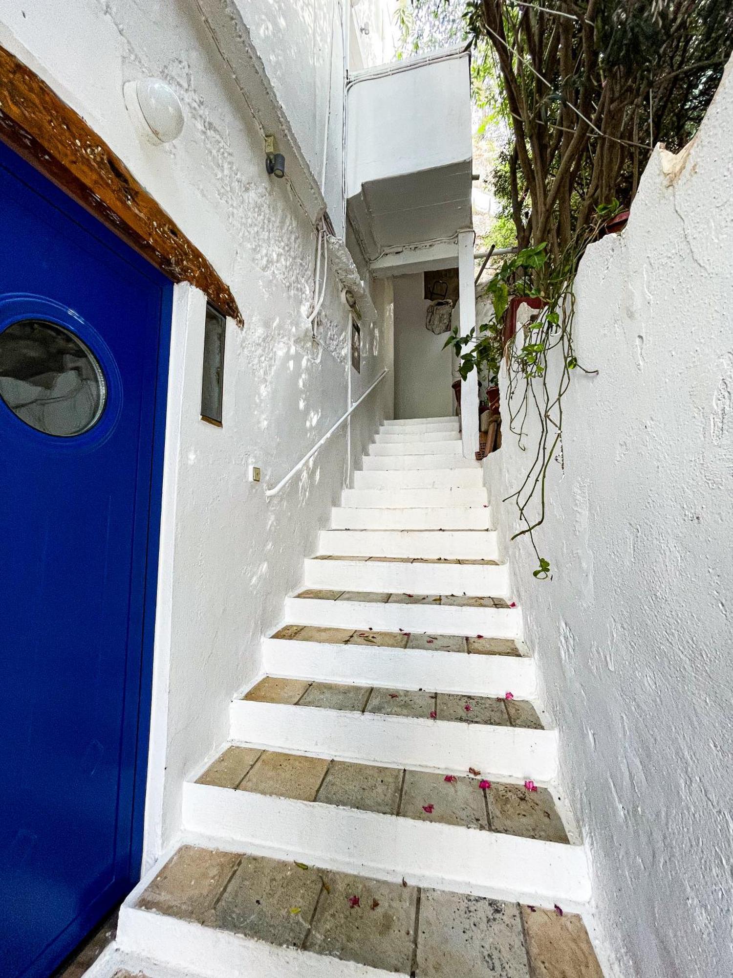 Hotel The Blue House Loutro Exterior foto